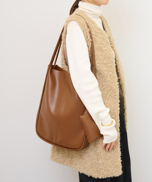 JOURNAL STANDARD relume(ジャーナルスタンダード レリューム)の「RELUME トートBAG(トートバッグ・レディース・キャメル/ブラック・FREE)」の8枚目の写真