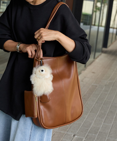 JOURNAL STANDARD relume(ジャーナルスタンダード レリューム)の「RELUME トートBAG(トートバッグ・レディース・キャメル/ブラック・FREE)」の10枚目の写真