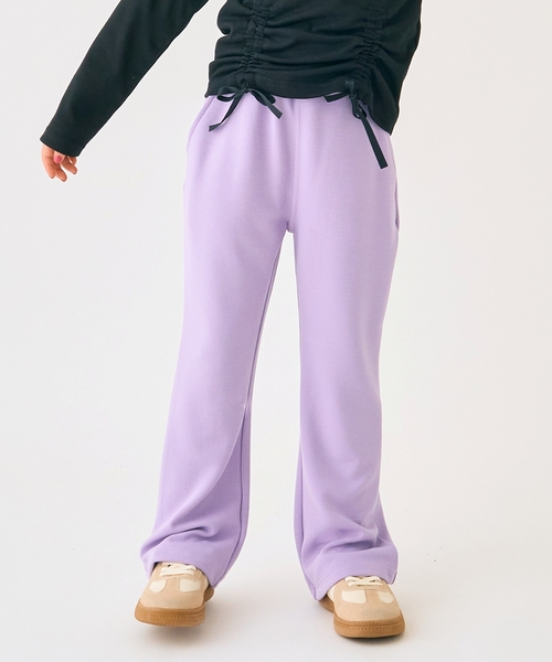 minimal（ミニマル）の「楽らくフレアパンツ（その他パンツ・キッズ・ブラック/ピンク/ラベンダー/アイボリー・130cm/120cm/140cm/100cm/90cm/110cm）」の4枚目の写真