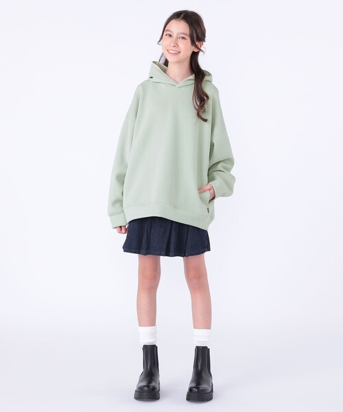 SHIPS（シップス）の「SHIPS KIDS:140～150cm /デニム プリーツ キュロット（デニムスカート・キッズ・ネイビー・150/140）」の6枚目の写真