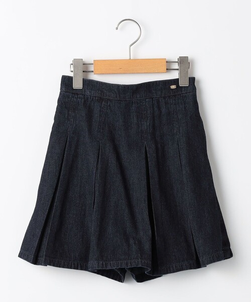 SHIPS（シップス）の「SHIPS KIDS:140～150cm /デニム プリーツ キュロット（デニムスカート・キッズ・ネイビー・150/140）」の8枚目の写真