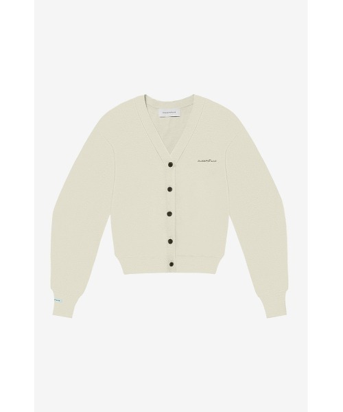 InstantFunk（インスタントファンク）の「【INSTANTFUNK】ロゴ ウールブレンド カーディガン（カーディガン/ボレロ・レディース・レッド/カーキ/グレイッシュベージュ/ネイビー・FREE）」の2枚目の写真