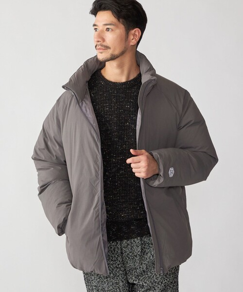 セール】SHIPS: パデッド スタンドカラー ジャケット（その他アウター