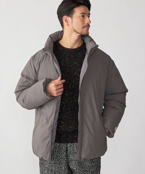 セール】SHIPS: パデッド スタンドカラー ジャケット（その他アウター