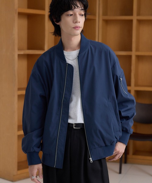 希少美品　stone  ナイロンジャケット ma-1水色 超希少❗️】美品！ stone island ナイロンジャケット ma-1 水色