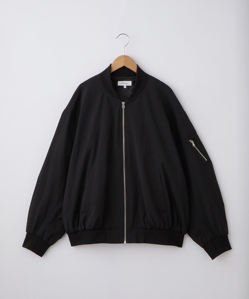 撥水>ナイロンストレッチオーバーサイズMA-1 MONO-MART│MONO-MART