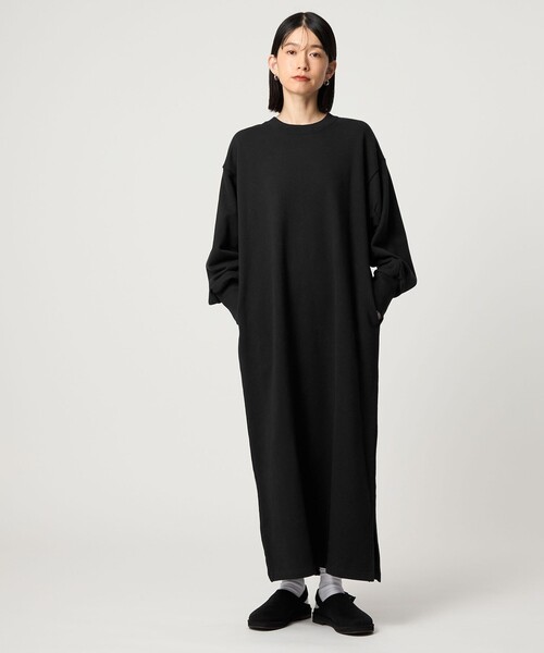 CITEN（シテン）の「<CITEN>ソデギャザースウェットワンピース（ワンピース・レディース・ライトグレー/ブラック/ダークブラウン・S/M）」の22枚目の写真