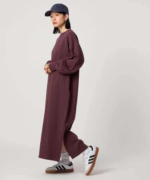 DEZERT ワンピーストレーナー CITEN>ソデギャザースウェットワンピース（ワンピース）｜CITEN