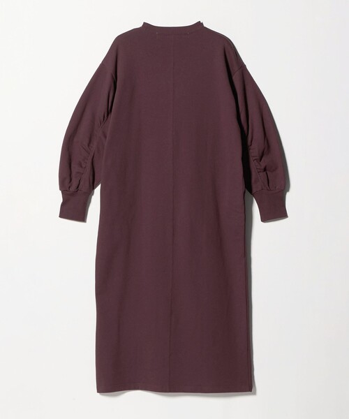 CITEN（シテン）の「<CITEN>ソデギャザースウェットワンピース（ワンピース・レディース・ライトグレー/ブラック/ダークブラウン・S/M）」の6枚目の写真