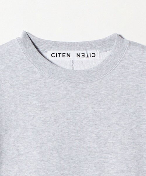 CITEN（シテン）の「<CITEN>ソデギャザースウェットワンピース（ワンピース・レディース・ライトグレー/ブラック/ダークブラウン・S/M）」の18枚目の写真