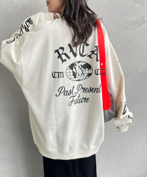RVCA（ルーカ）の「【WEB限定】[RVCA/ルーカ] VA WORLD WIDE バックプリントスウェット【追加】（スウェット・レディース・キャメル/オフホワイト/ブラック・M/L/XL）」の10枚目の写真