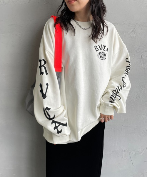 RVCA（ルーカ）の「【WEB限定】[RVCA/ルーカ] VA WORLD WIDE バックプリントスウェット【追加】（スウェット・レディース・キャメル/オフホワイト/ブラック・M/L/XL）」の16枚目の写真