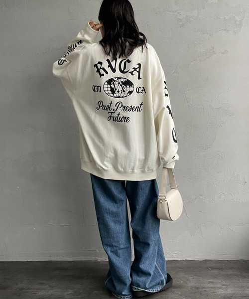 RVCA（ルーカ）の「【WEB限定】[RVCA/ルーカ] VA WORLD WIDE バックプリントスウェット【追加】（スウェット・レディース・キャメル/オフホワイト/ブラック・M/L/XL）」の15枚目の写真