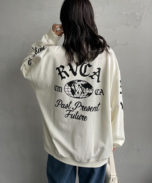 RVCA（ルーカ）の「【WEB限定】[RVCA/ルーカ] VA WORLD WIDE バックプリントスウェット【追加】（スウェット・レディース・キャメル/オフホワイト/ブラック・M/L/XL）」の13枚目の写真