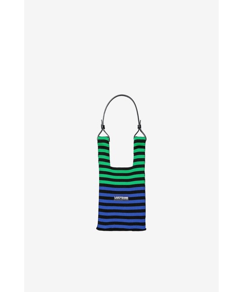 LASTFRAME(ラストフレーム)の「MULTI STRIPE MARKET BAG SMALL(ショルダーバッグ・レディース・ブルー系その他・SMALL)」の1枚目の写真