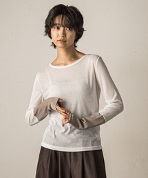 MAYSON GREY | ラメカフスインナー≪洗濯機で洗える≫(Tシャツ/カットソー)