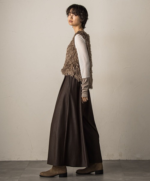 MAYSON GREY（メイソングレイ）の「ラメカフスインナー≪洗濯機で洗える≫（Tシャツ/カットソー・レディース・ホワイト・M）」の10枚目の写真