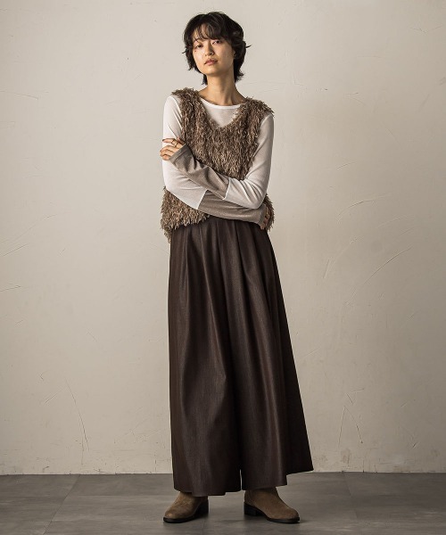 MAYSON GREY（メイソングレイ）の「ラメカフスインナー≪洗濯機で洗える≫（Tシャツ/カットソー・レディース・ホワイト・M）」の11枚目の写真