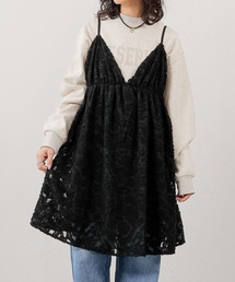 en CAnAF（エンカナフ）の「シアー ジャガード キャミソール チュニック（キャミソール）」