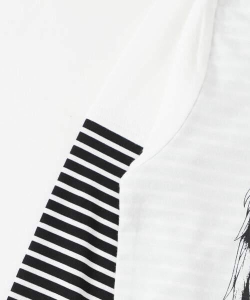 dispark（ディスパーク）の「DISPARK/フェイクレイヤードグラッフィックトップ（Tシャツ/カットソー・レディース・ブラック/ホワイト・FREE）」の20枚目の写真