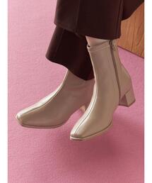 Samansa Mos2 blue | 【マエストロ監修】ストレスフリーショートブーツ(ドレスシューズ)