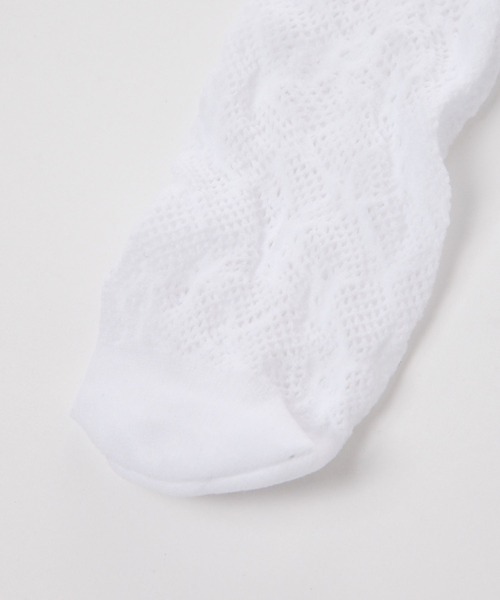 Heather(ヘザー)の「レースタイツ 602812(タイツ/ストッキング・レディース・アイボリー/ブラック・ONE SIZE)」の4枚目の写真