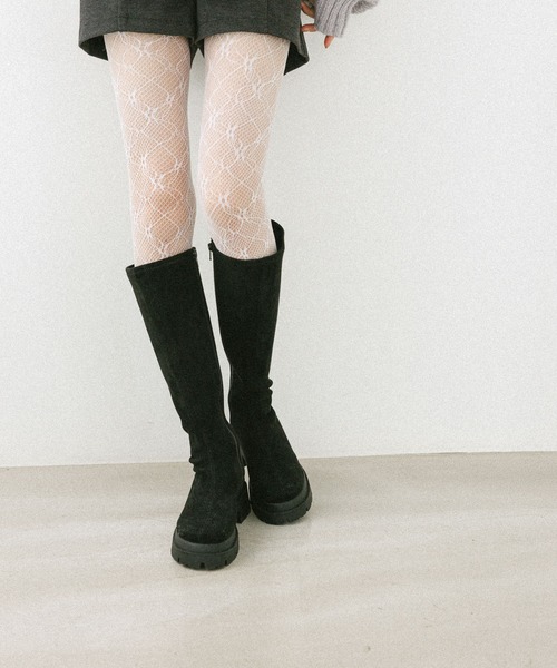 Heather(ヘザー)の「レースタイツ 602812(タイツ/ストッキング・レディース・アイボリー/ブラック・ONE SIZE)」の18枚目の写真