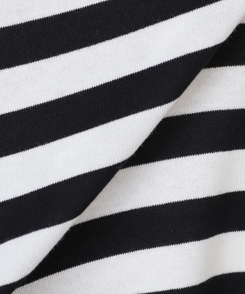 JOURNAL STANDARD LUXE（ジャーナルスタンダード　ラックス）の「テンジクボーダー CN-Big-プルオーバー（Tシャツ/カットソー・レディース・グレー/ブラック・FREE）」の17枚目の写真