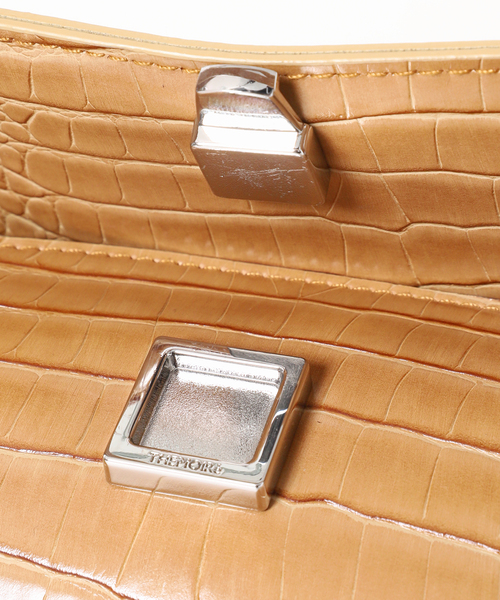 VERMEIL par iena（ヴェルメイユパーイエナ）の「THEMOIRE テモワール Bag EUDORA（ショルダーバッグ・レディース・ベージュ/ブラック・FREE）」の10枚目の写真