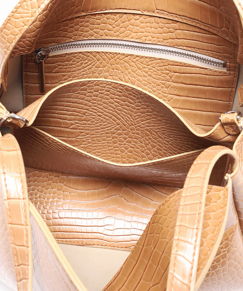 VERMEIL par iena（ヴェルメイユパーイエナ）の「THEMOIRE テモワール Bag EUDORA（ショルダーバッグ・レディース・ベージュ/ブラック・FREE）」の21枚目の写真