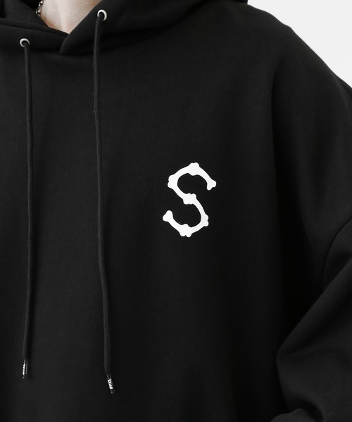 minsobi（ミンソビ）の「アームボーンロゴフーディー（パーカー・メンズ・ブラック・FREE）」の20枚目の写真