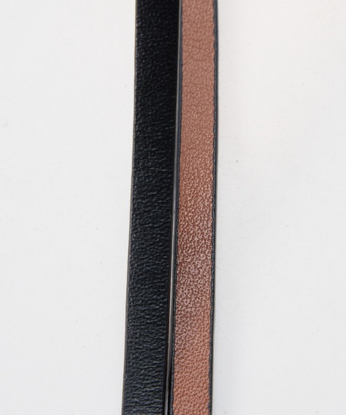 COLLAGE GALLARDAGALANTE(コラージュガリャルダガランテ)の「ダブルラップレザーブレスレット(ブレスレット・レディース・ブラック/キャメル・FREE)」の11枚目の写真