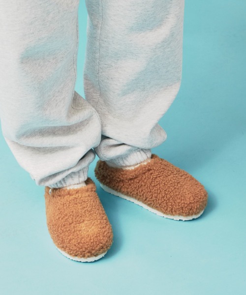 THE NORTH FACE（ザノースフェイス）の「日本未発売 THE NORTH FACE/ザ・ノースフェイス MULE FLEECE ふわふわボアフリース ミュール（スリッポン・レディース・ブラウン/オリーブ/レオパード・23/24）」の16枚目の写真