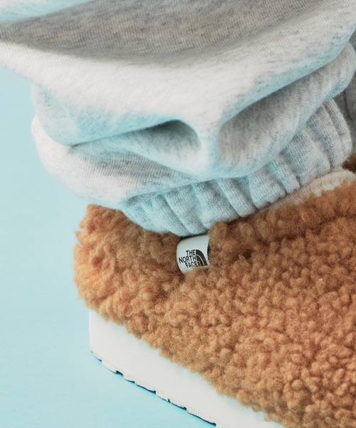 THE NORTH FACE（ザノースフェイス）の「日本未発売 THE NORTH FACE/ザ・ノースフェイス MULE FLEECE ふわふわボアフリース ミュール（スリッポン・レディース・ブラウン/オリーブ/レオパード・23/24）」の5枚目の写真