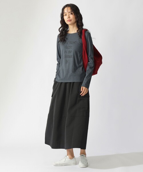 ECOALF(エコアルフ)の「KANO スカート / KANO SKIRT WOMAN(スカート・レディース・ダークネイビー/ブラック・XS/S)」の5枚目の写真