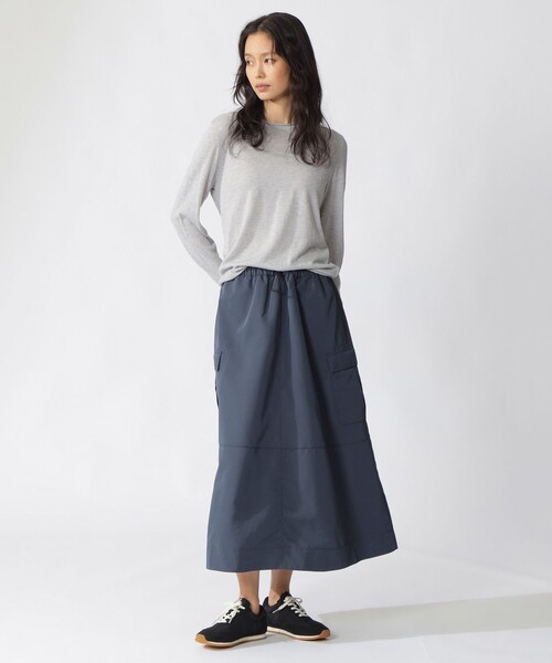 ECOALF(エコアルフ)の「KANO スカート / KANO SKIRT WOMAN(スカート・レディース・ダークネイビー/ブラック・XS/S)」の6枚目の写真