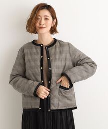 grove（グローブ）の「2WAYキルトリバーシブルジャケット（ブルゾン）」