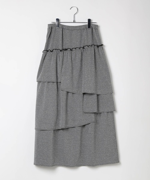 LEPSIM（レプシィム）の「ラメティアードスカート　600233（スカート・レディース・グレー/ブラック・FREE）」の16枚目の写真