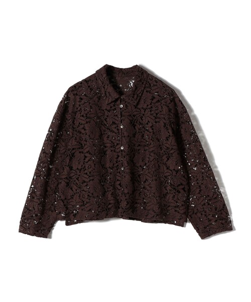 SHIPS(シップス)の「〈手洗い可能〉レース シャツ 羽織 2(シャツ/ブラウス・レディース・ブラウン・ONE SIZE)」の10枚目の写真