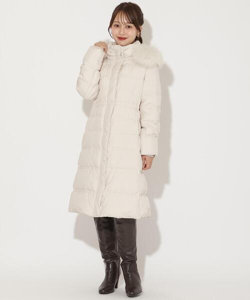 FOXファー付きミドルロングダウン（ダウンジャケット/コート）｜AND