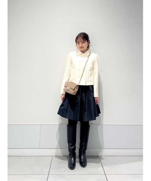 LOULOU WILLOUGHBY(ルルウィルビー)の「【LOULOU WILLOUGHBY】タフタギャザースカート(スカート・レディース・グレイッシュベージュ/ネイビー/サックスブルー・2/1)」の19枚目の写真
