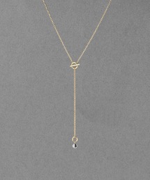 Phoebe | 【金属アレルギー対応】Y字マルチwayロングコインチェーンネックレス(ネックレス)