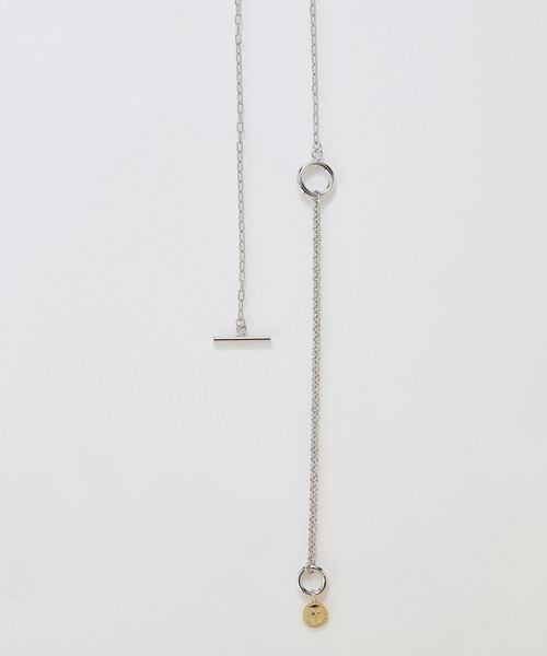 Phoebe(フィービィー)の「【金属アレルギー対応】Y字マルチwayロングコインチェーンネックレス(ネックレス・レディース・イエローゴールド/シルバー・FREE)」の14枚目の写真