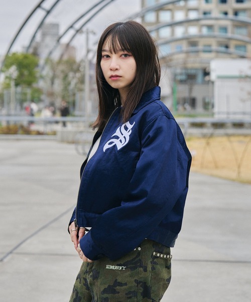 Subciety(サブサエティ)の「【WOMEN】Satin swing top(ブルゾン・レディース・ピンク/ネイビー/アイボリー・FREE)」の3枚目の写真