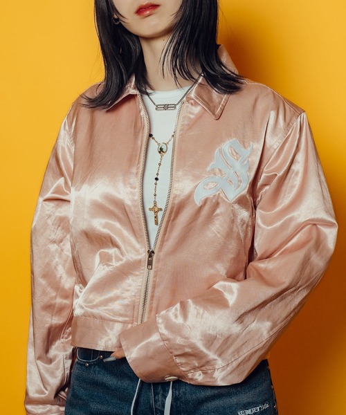 Subciety(サブサエティ)の「【WOMEN】Satin swing top(ブルゾン・レディース・ピンク/ネイビー/アイボリー・FREE)」の20枚目の写真