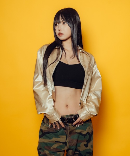 Subciety(サブサエティ)の「【WOMEN】Satin swing top(ブルゾン・レディース・ピンク/ネイビー/アイボリー・FREE)」の11枚目の写真