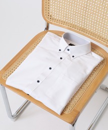 Ree&Mee（リーアンドミー）の「Ree&Mee ノーアイロン ストレッチ 吸水速乾 ニット素材 ボタンダウン ワイシャツ ドレスシャツ 日本製生地使用（ビジネスシャツ）」