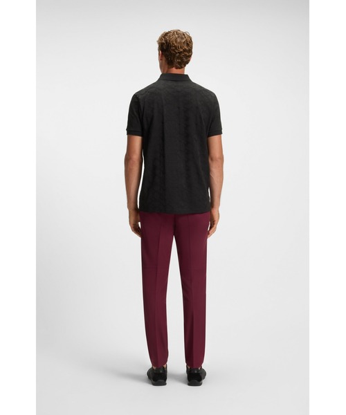 BOSS（ボス）の「コットン ポロシャツ サークルジャカード（ポロシャツ・メンズ・グリーン/ブラック・S/XXL/XS/XL/M/L/XXXL）」の5枚目の写真