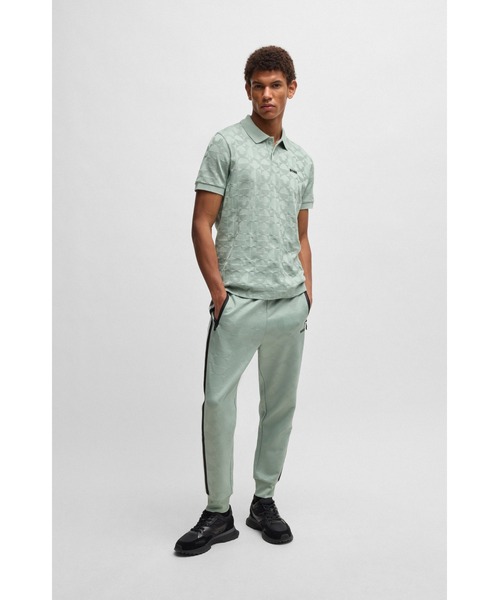 BOSS（ボス）の「コットン ポロシャツ サークルジャカード（ポロシャツ・メンズ・グリーン/ブラック・S/XXL/XS/XL/M/L/XXXL）」の10枚目の写真