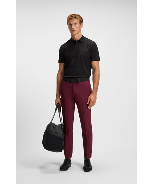 BOSS（ボス）の「コットン ポロシャツ サークルジャカード（ポロシャツ・メンズ・グリーン/ブラック・S/XXL/XS/XL/M/L/XXXL）」の6枚目の写真